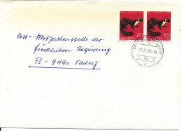 Switzerland Cover Sent To Liechtenstein Schindellegi 18-11-1983 - Lettres & Documents