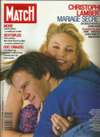 Paris Match N° 2072 - 9 Février 1989 - Christophe Lambert Et Diane Lane - Claude Brasseur - Sophia Loren -  Dali - Allgemeine Literatur