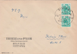 DDR Brief Firma Thiele Und Pähr Mit Sonderstempel Berlin N4 Erlebt Berlin 1960 - Macchine Per Obliterare (EMA)