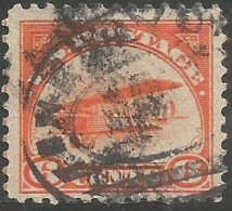 USA Curtiss Jenny 1918 C.6 Orange Airmail Airpost # C1 Used - 1a. 1918-1940 Oblitérés