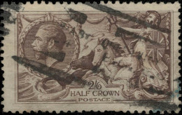 ZAYIX 1913 Great Britain 173 Used 2sh6p Dark Brown - Waterlow Seahorse 031922S30 - Other & Unclassified