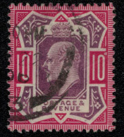 ZAYIX 1902 Great Britain 137 Used 10p Carmine & Dull Purple Edward VII 031922S24 - Other & Unclassified