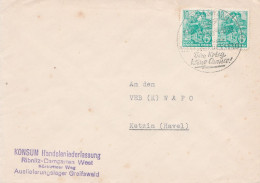 DDR Brief Sonderstempel Greifswald Den Krieg Keine Chance 1959 - Macchine Per Obliterare (EMA)