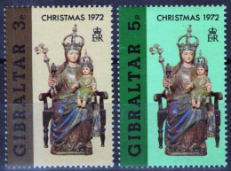 ZAYIX Gibraltar 290-291 MNH Christmas Madonna & Child Sculpture 111922S16 - Altri & Non Classificati