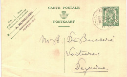 (L01) Entier Postal écrite De Poperinghe Vers Deynze - Tarjetas 1934-1951