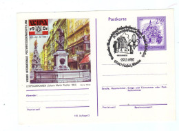 Österreich, 1981, Bildpostkarte WIPA 1981, Abbildg. Leopoldbrunnen Mit Eingedr. S2,50 Frankatur.  + SStpl (14341W) - Sammlerbörsen & Sammlerausstellungen