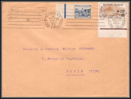 96179 N°165 167 Bod De Feuille Avec Repère Paris 1933 Orphelins De Guerre Lettre Cover France - Brieven En Documenten