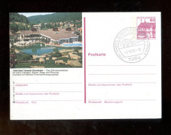 BUNDESREPUBLIK DEUTSCHLAND / 1985, Bildpostkarte Mit Bild "BAD TEINACH-ZAVELSTEIN" Und Bildgleichem Stempel (L2312) - Bildpostkarten - Gebraucht