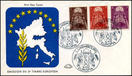 Luxemburg - FDC - Europa CEPT 1957 - 1957