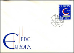  Liechtenstein - FDC - Europa CEPT 1966 - 1966