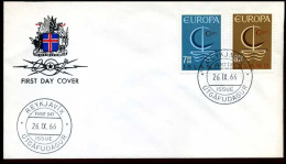  IJsland - FDC - Europa CEPT 1966 - 1966