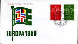  Nederland - FDC - Europa CEPT 1959 - 1959