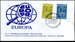  Nederland - FDC - Europa CEPT 1966 - 1966