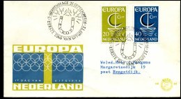 Nederland - FDC -  Europa CEPT 1966 - 1966