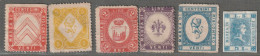 ITALIE - FISCAUX - 6 Timbres Nsg - Revenue Stamps