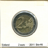 2 EURO 2011 ESTONIE ESTONIA BIMETALLIC Pièce #AS685.F.A - Estonie