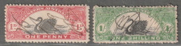 Western Australia - FISCAUX - 2 Timbres Obl - Autres & Non Classés