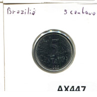 5 CENTAVOS 1995 BBASILIEN BRAZIL Münze #AX447.D.A - Brésil