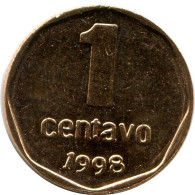 1 CENTAVO 1998 ARGENTINA Moneda UNC #M10125.E.A - Argentine