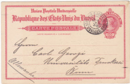 BRAZIL - BRASILE - CARTOLINA  POSTALE  -  VIAGGIATA PER BERLIN - GERMANIA - 1913 - Enteros Postales