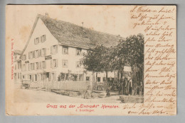 CH ZH Wetzikon Kempten 1903-08-20 Foto Restaurant Eintracht A.Hess - Wetzikon