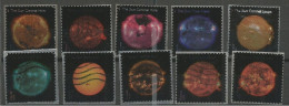USA 2021 The Sun Activity  SC. # 5598/5607 - Cpl 10v Set Iused - Used Stamps