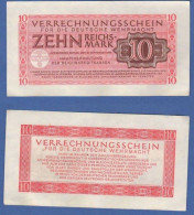 Germany Wehrmacht 10 Reichsmark 1944 Germania Biglietto Di Compensazione Allemagne Zhen Reichs Mark 1944 - Verrechnungsscheine - Dt. Wehrmacht