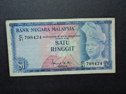 MALAISIE * : 1 RINGGIT   ND 1967    P 1a      TTB - Malaysia