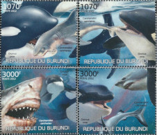 Burundi 2595-2598 (complete Issue) Unmounted Mint / Never Hinged 2012 Schwertwale - Unused Stamps