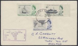 Tristan Da Cunha Cover Ship Visit  MV Kaapstad Ca Tristan Da Cunha 17.10.1968 (ZO254) - Navi Polari E Rompighiaccio