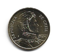 CHILE / CHILI.  10 PESOS (2022) Libertador Bernardo O'Higgins.  (uncirculated) - Chile