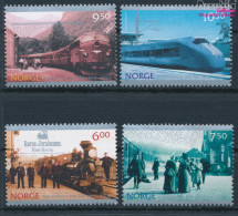 Norwegen 1507-1510 (kompl.Ausg.) Postfrisch 2004 Eisenbahn (10419723 - Ongebruikt