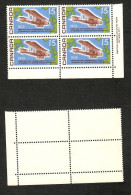 CANADA   Scott # 494** MINT NH LR INSCRIPTION BLOCK Of 4 (CONDITION AS PER SCAN) (LG-1784) - Hojas Bloque