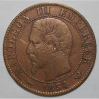 GADOURY 152 - 5 CENTIMES 1854 W Lille TYPE NAPOLEON III - KM 777 - TTB - 5 Centimes