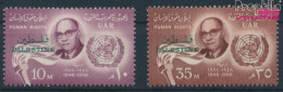 Ägypten - Bes. Palästina 102-103 (kompl.Ausg.) Postfrisch 1958 Menschenrechte (10429227 - Unused Stamps