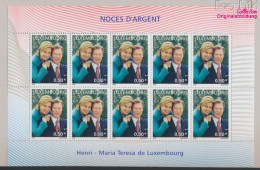 Luxemburg 1700Klb Kleinbogen (kompl.Ausg.) Postfrisch 2006 Hochzeit (10419322 - Unused Stamps