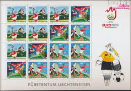 Liechtenstein 1479-1481 Zd-Bogen (kompl.Ausg.) Postfrisch 2008 Fußball (10419282 - Nuovi