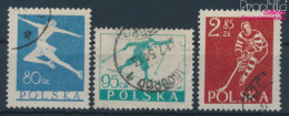 Polen 831-833 (kompl.Ausg.) Gestempelt 1953 Wintersport (10430452 - Usati