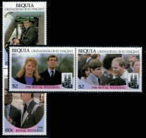 St. Vincent Grenadines, Bequia MNH Royal Wedding Pairs ZAYIX 0224S0271M - St.Vincent (...-1979)