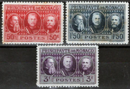 ZAYIX - 1928 Monaco 100-102 MH Gum Toned Int'l Philatelic Exposition 11322S72 - Altri & Non Classificati