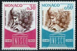 ZAYIX - 1966 Monaco 642-643 MNH UNESCO 11322S86 - Altri & Non Classificati