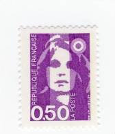 Briat 0.50fr Violet YT 2619f Avec GOMME MATE. Pas Courant, Voir Le Scan. Cote YT : 4 €, Maury N° 2619b : 4 €. - Unused Stamps