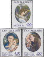 San Marino 1310-1312 (complete Issue) Unmounted Mint / Never Hinged 1984 Christmas - Unused Stamps