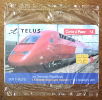 BELL CANADA LA PUCE TGV THALYS NSB TELEFONKARTE SCHEDA TARJETA PAYPHONE CARD CALLING CARD CARTE - Canada