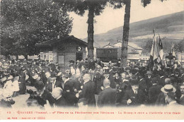 GRANGES - 12e Fête De La Fédération Des Vétérans - La Musique Joue à L'arrivée D'un Train - Très Bon état - Granges Sur Vologne