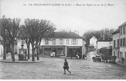 LA CELLE SAINT CLOUD - Place De L'Eglise Et Rue De La Mairie - Très Bon état - La Celle Saint Cloud