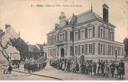 MILLY - Hôtel De Ville - Sortie De La Classe - état - Milly La Foret