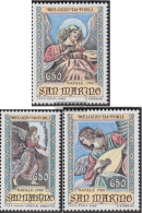 San Marino 1404-1406 (complete Issue) Unmounted Mint / Never Hinged 1988 Christmas - Unused Stamps