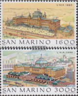 San Marino 1402-1403 (complete Issue) Unmounted Mint / Never Hinged 1988 The Hague - Unused Stamps