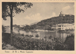 AD704 Torino - Il Fiume Po E Monte Dei Cappuccini - Panorama / Viaggiata 1954 - Fiume Po